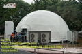 5-30m Steel Frame Geodesic Dome Half Sphere Tent With Any Color PVC Fabric