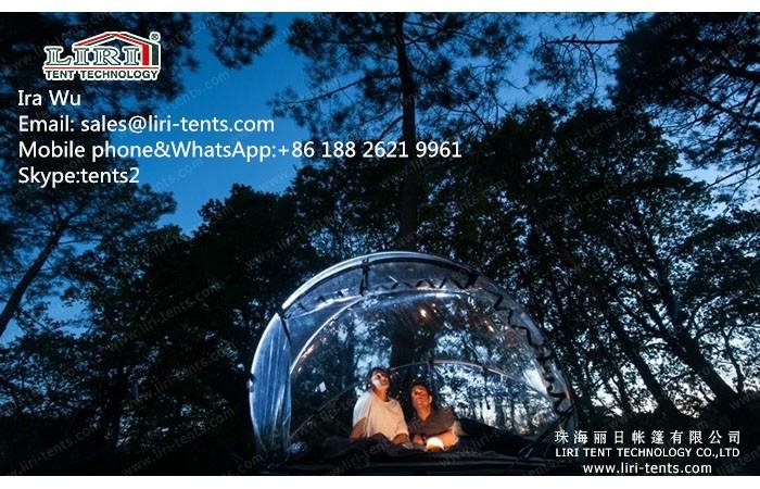 5-30m Steel Frame Geodesic Dome Half Sphere Tent With Any Color PVC Fabric 5