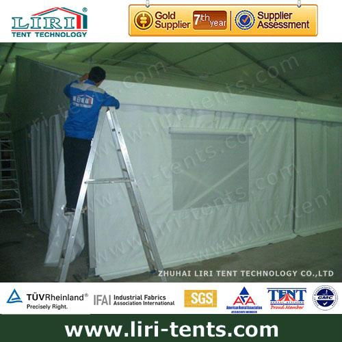 Hajj Tent Ramadan Tent With White Plain PVC Sidewalls 2