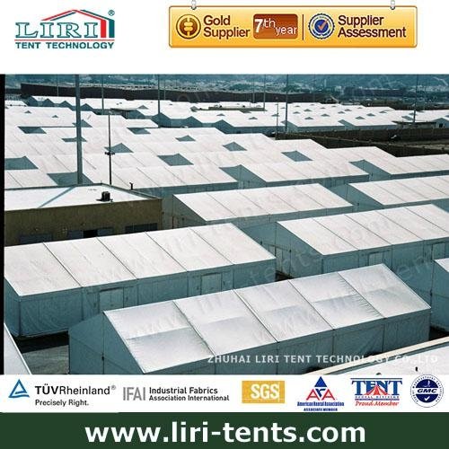 Hajj Tent Ramadan Tent With White Plain PVC Sidewalls 4