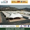 Hajj Tent Ramadan Tent With White Plain PVC Sidewalls 5