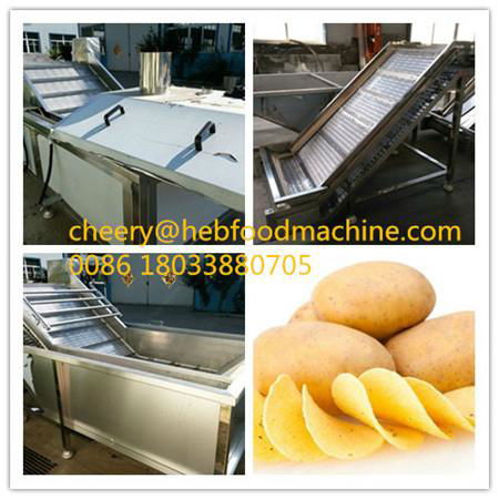 food factory supplier wholesale frying  potato chips making machine