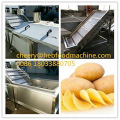 food factory supplier wholesale frying  potato chips making machine