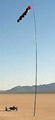 portable 22FT telescopic fiberglass RV flag pole windsock pole