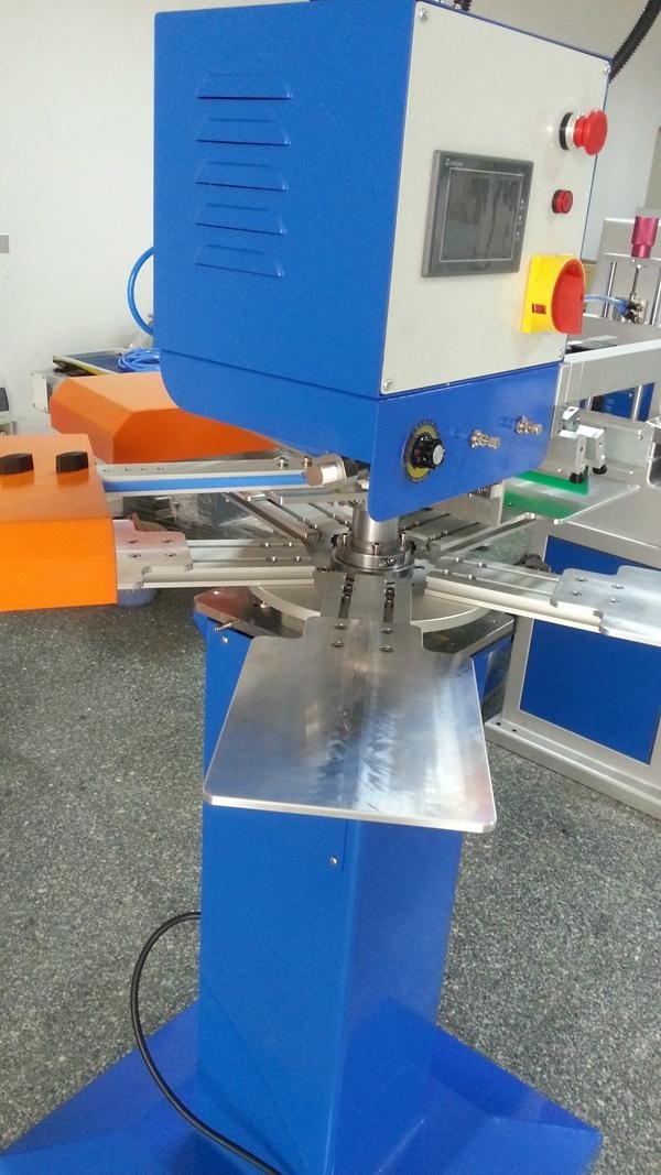 Rapid rotary screen printing machine for t-shirt neck label