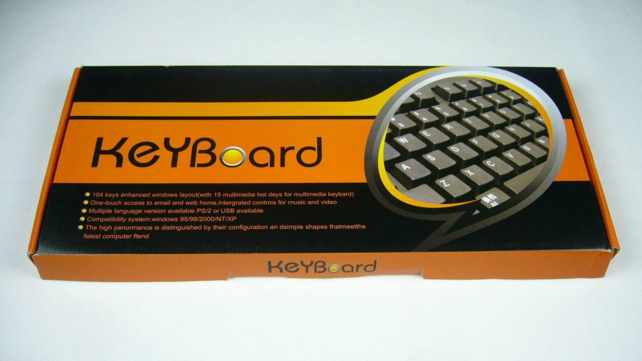 2015 latest wireless computer keyboard with classic design 4