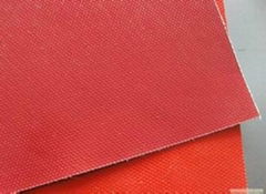 Silicone rubber coated fiberglass fabric