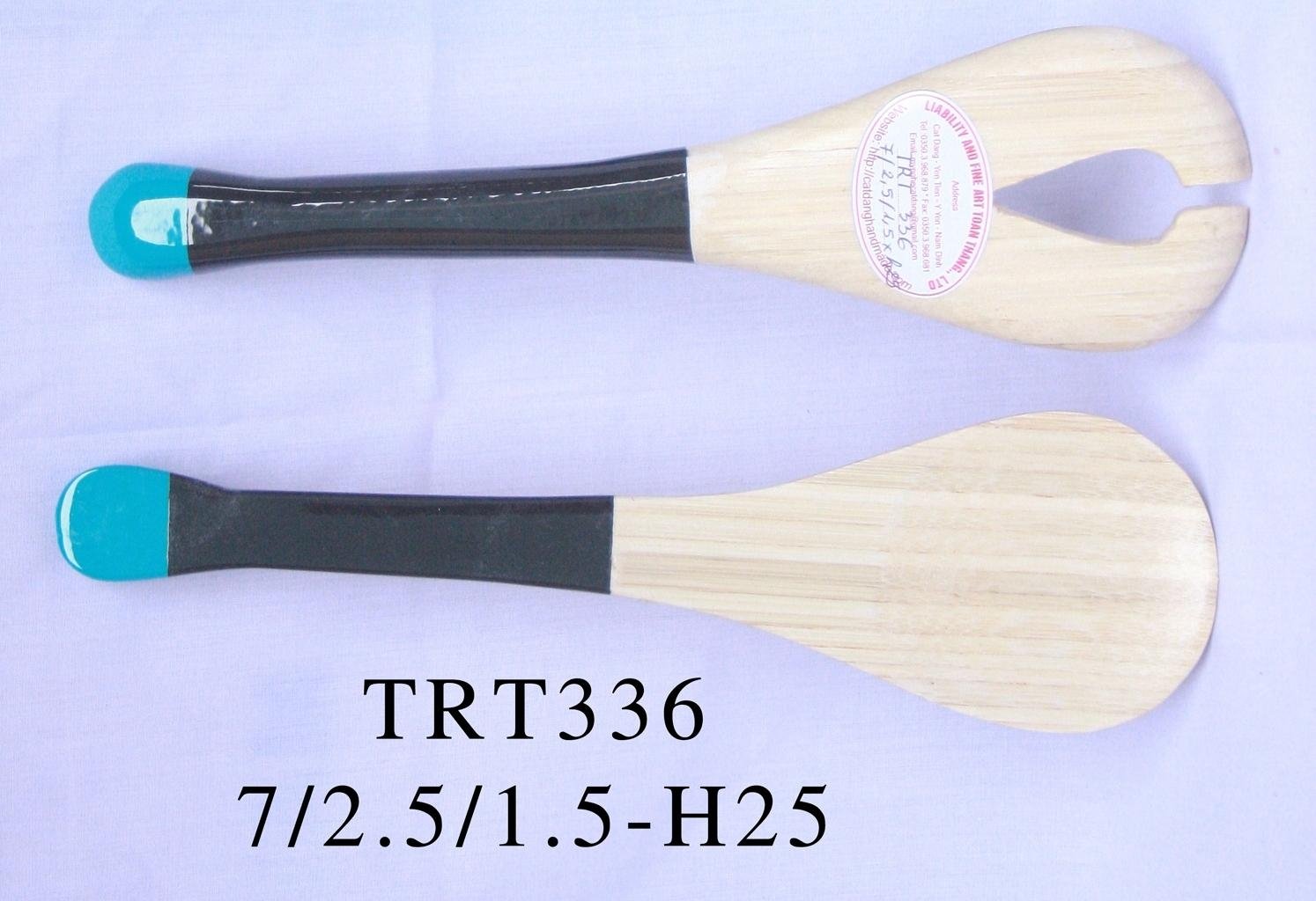 Eco-friendly bamboo spoon with long handle