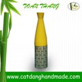 Fashionable bamboo vase for decoration skype jendamy