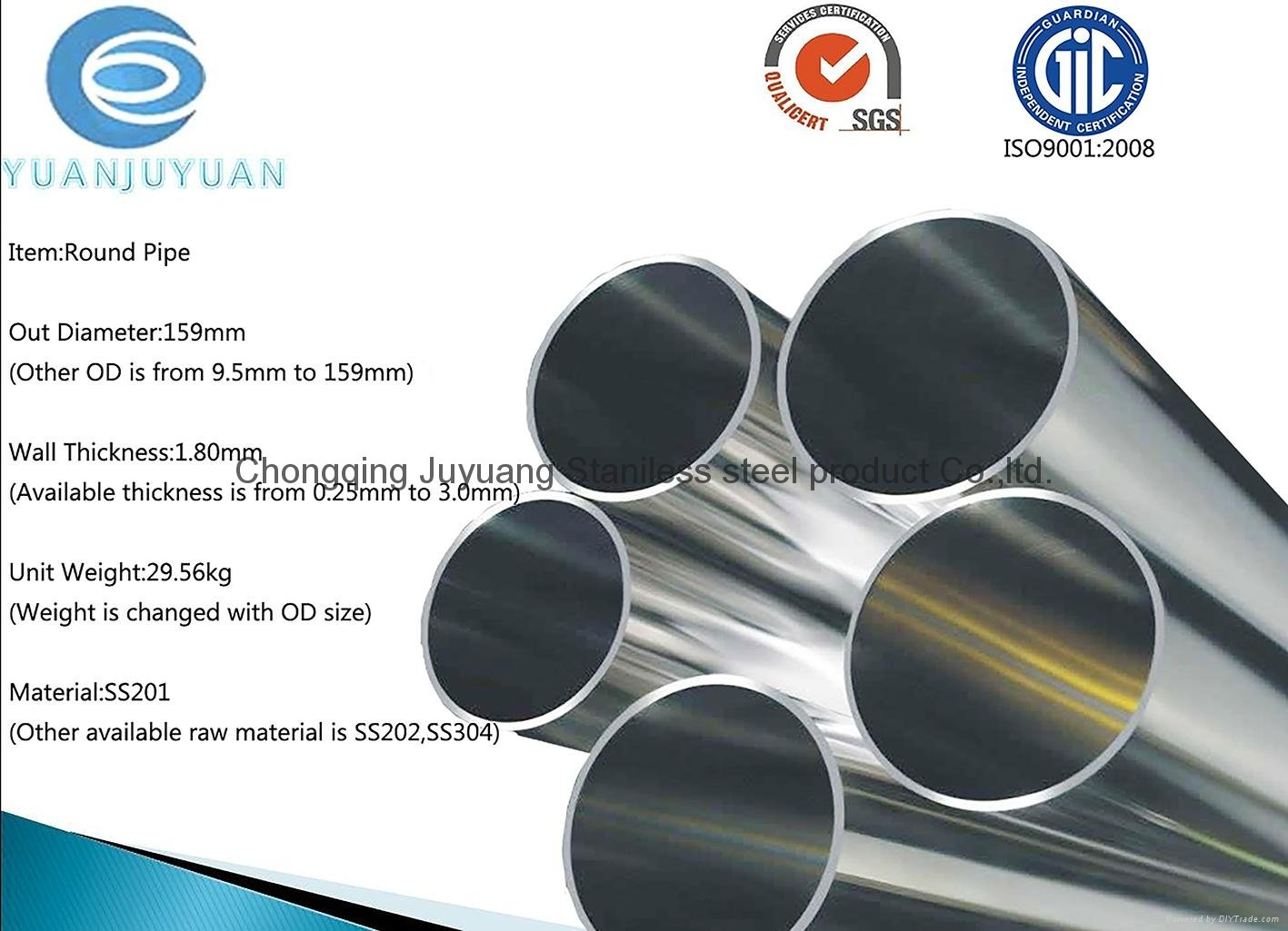 stainless steel round pipe 4