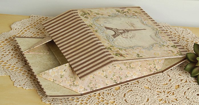 2016 new design cardboard folding paper gift box 3