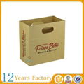 die cut block bottom brown kraft paper bags 2