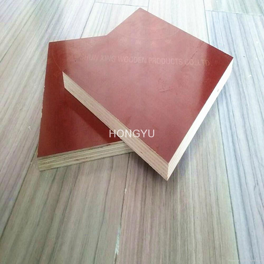 HONGYU melamine black film coated plywood for sale 4