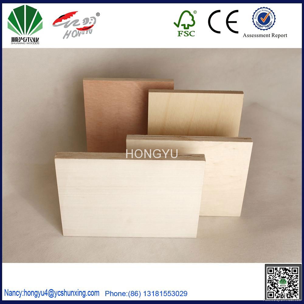 HONGYU 915x1830x15mm poplar plywood 5