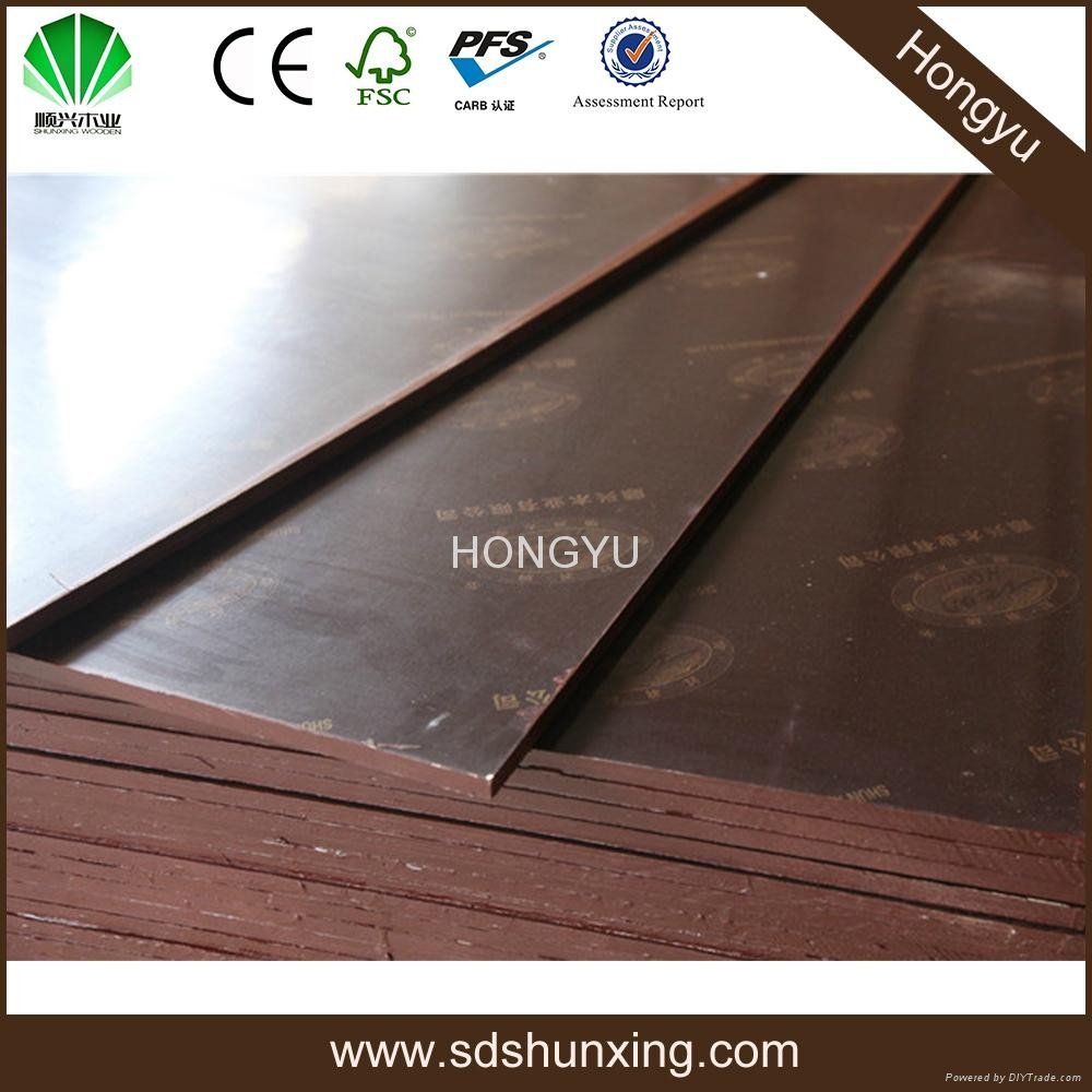 HONGYU 1220x2440x12mm  phenolic plywood 3