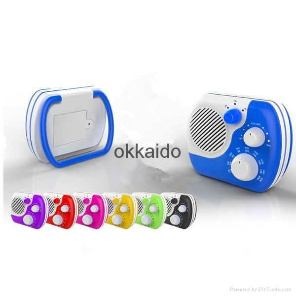 Nice quality new design waterproof shower radio for promotion