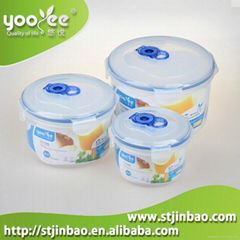 Different Size Airtight Plastic Food Container Set
