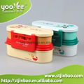 Multi-compartment Plastic Lunch Box with spoon 1