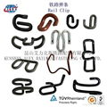 Elastic Rail clip for railroad construction