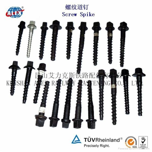 High Tension Rail bolts with nut for railroad fastening made in China