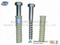 China Manufacture Rail Plastic Dowel For