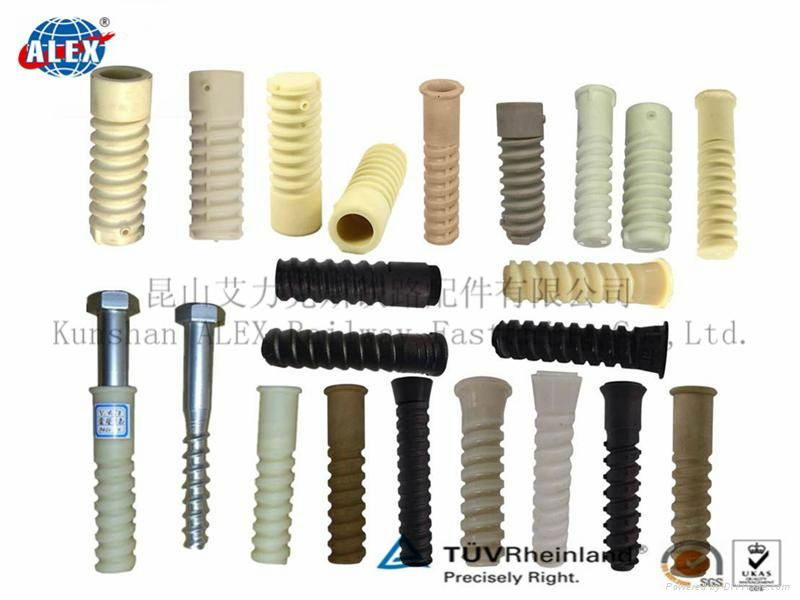 Nylon Plastic Dowels plastic bolt insert 2