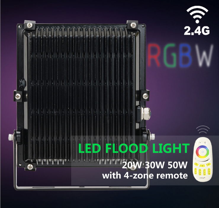 LED20W智能RGBW投光灯泛光灯独家明纬电源 3