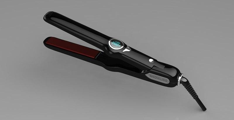 LCD Salon Hair Styling Tools Ceramic Flat Iron Professional Hair Straightener 3