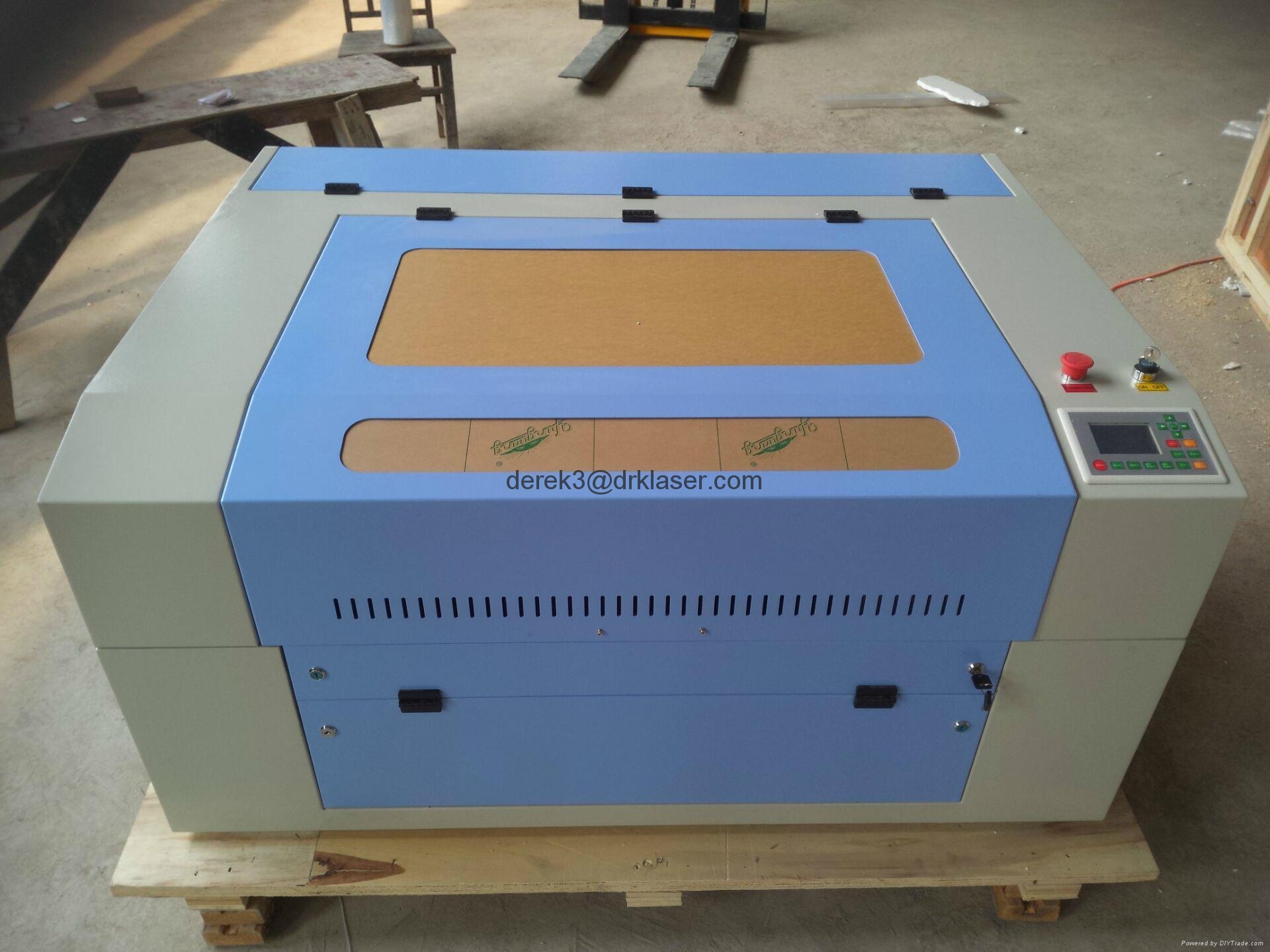 DRK 6090 cnc desktop wood acrylic plexiglass co2 laser engraving machine p (China Manufacturer