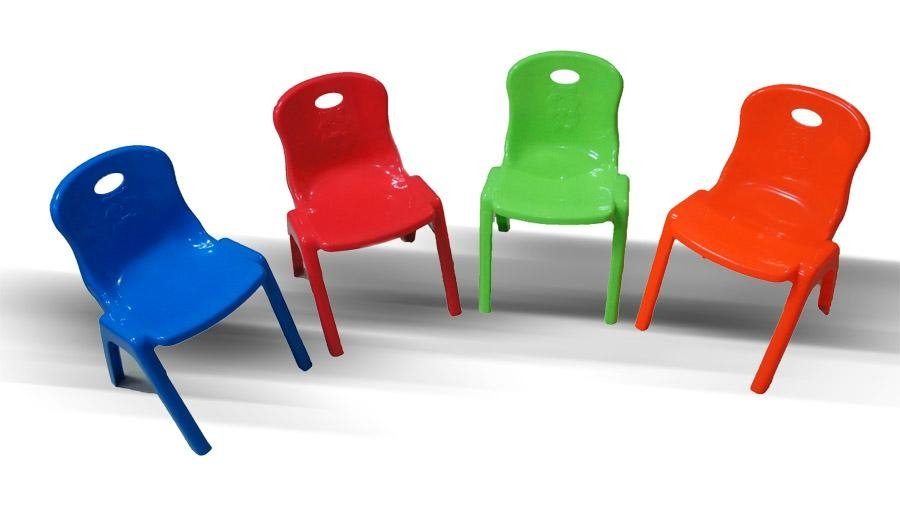 Kids'  sturdy colorful plastic chair BY-283