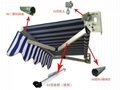 retractable awning with strong steel arm RA-001 2