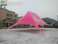 5Size Colorful Double Top Star Tent With Elegant Printing 1