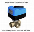 3 way motorized ball valves