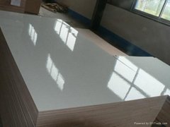 Full Hardwood Core E1 Grade White Color HPL Plywood