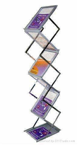 6 layers double sides acrylic brochure holder advertising 5