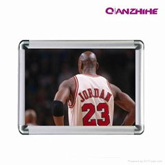 25mm round corner display rack aluminum frame