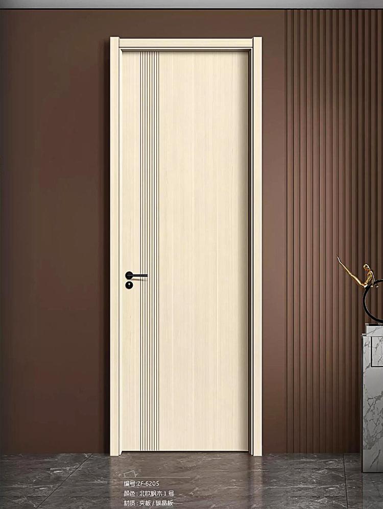 格栅碳纤门实木多层板办公室门酒店木门公屋门房间门卧室门可订制