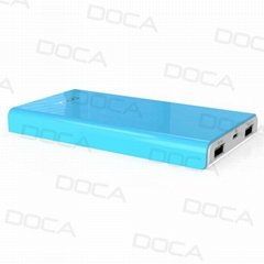  DOCA D605 6500mAh ultra thin dual USB power bank
