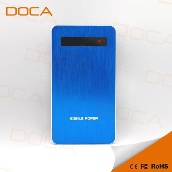 Unique design touch screen external power bank 3000-5000mAh for smart phone 4