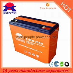 AUTO DC BATTERY 12V 20AH/BATTERY PACKS 24 36 48V