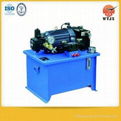 AC or DC hydraulic power unit pack for tipper trailer and lifting system