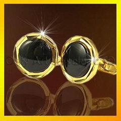 gold plated high quality brass cufflinks