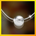 stainless steel jewelry simple design ball pendant