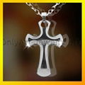 wholesale price stainless steel cross pendant