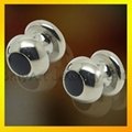 Top quality fashion gold plating fashion cufflinks and stud set for men 2