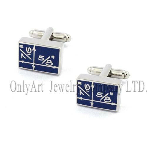 unique design memorable gift transparent enamel custom cufflinks  2