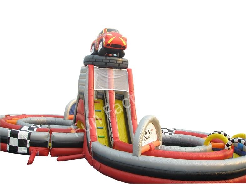 Top level hot selling inflatable wet dry bouncers with slide Castle
