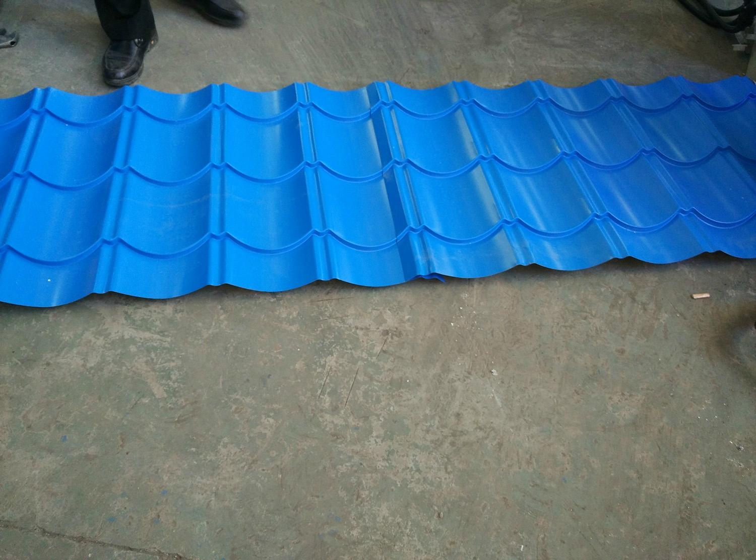 PPGI Sheet Roof Tile Roll Forming Machine