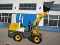 Small loader best price 1t wheel loader with 0.54m3 bucket for sale 3
