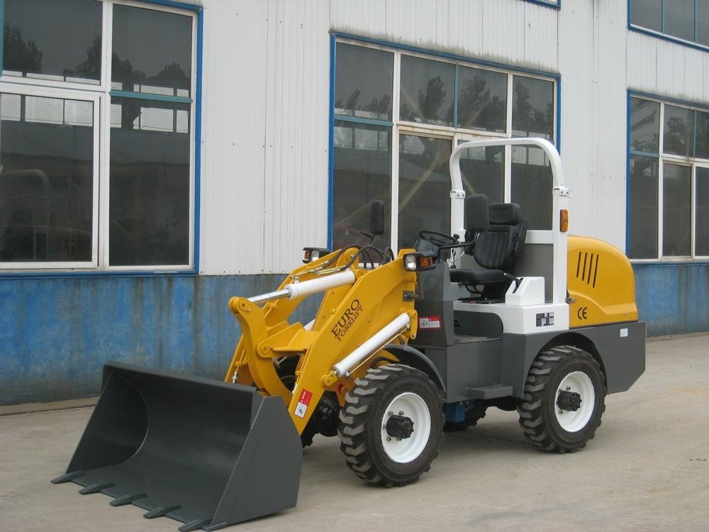 Small loader best price 1t wheel loader with 0.54m3 bucket for sale 2